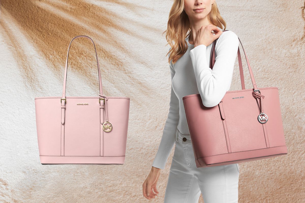 Michael Kors Jet Set Travel Saffiano Leather Tote