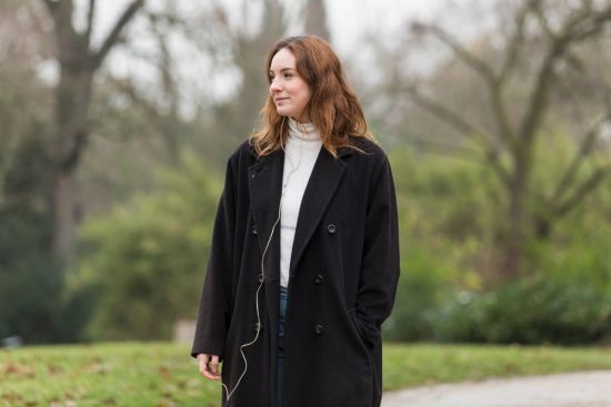 Catherines Long Wool-Blend Coat