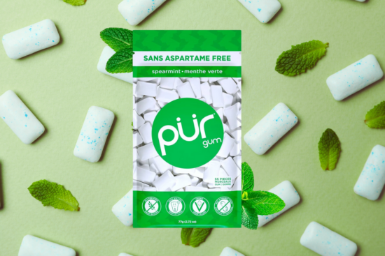 PUR Gum's Spearmint Sensation: A Refreshing, Sugar-Free Chewing Experience
