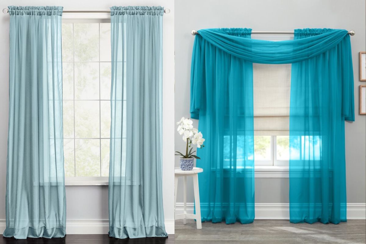 Transform Your Windows with BrylaneHome Sheer Voile Rod Pocket Window Panels