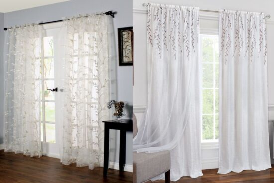 Elevate Your Home with BrylaneHome Embroidered Sheer Window Panels: A Style Guide