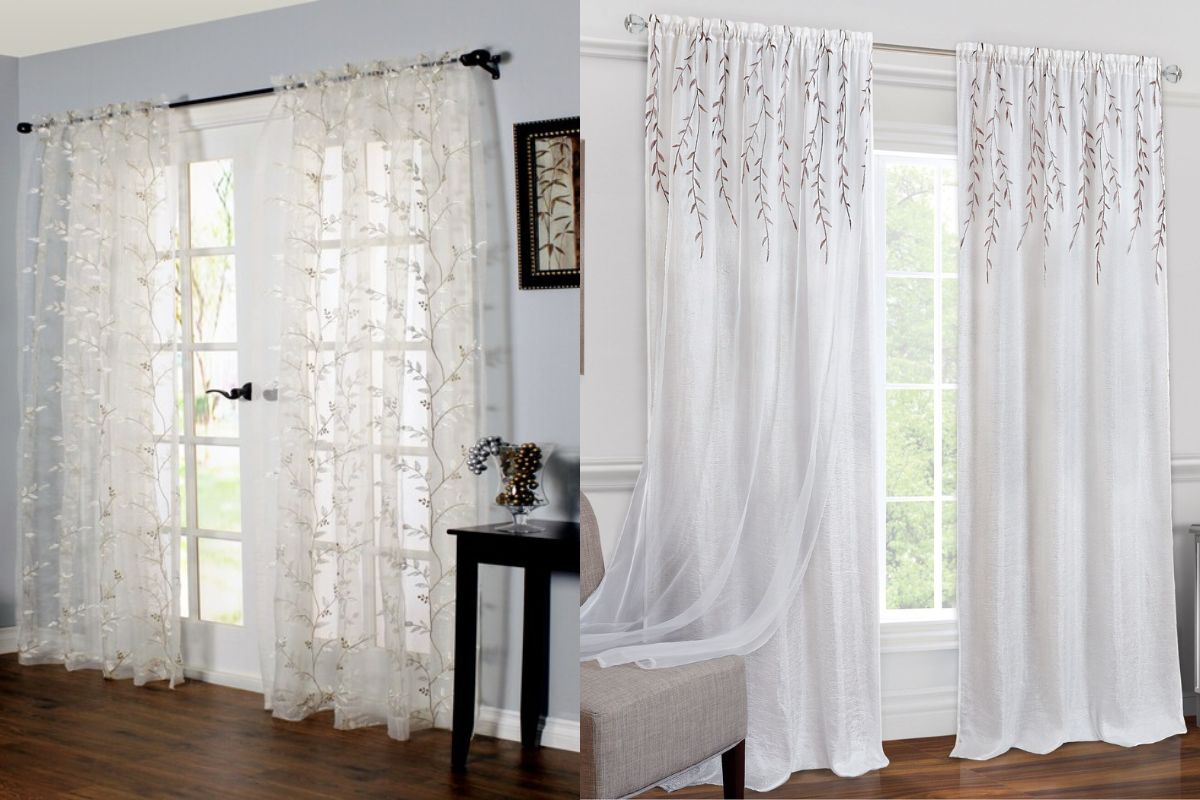 Elevate Your Home with BrylaneHome Embroidered Sheer Window Panels: A Style Guide
