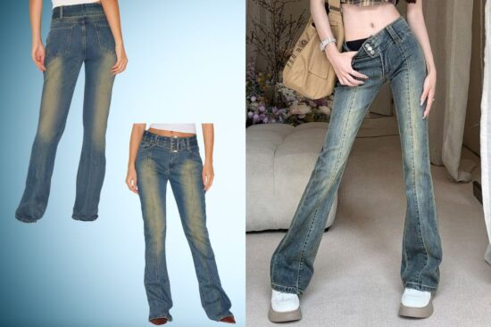 Elevate Your Denim Game with June and Vie Vintage Wash Flare Jeans