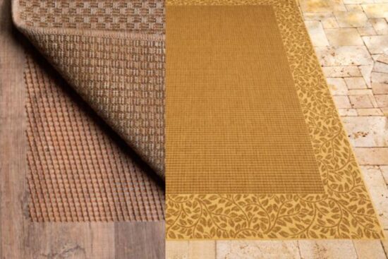 Elevate Your Outdoor Space with GrandinRoad's Indigo Leaf Outdoor Rug