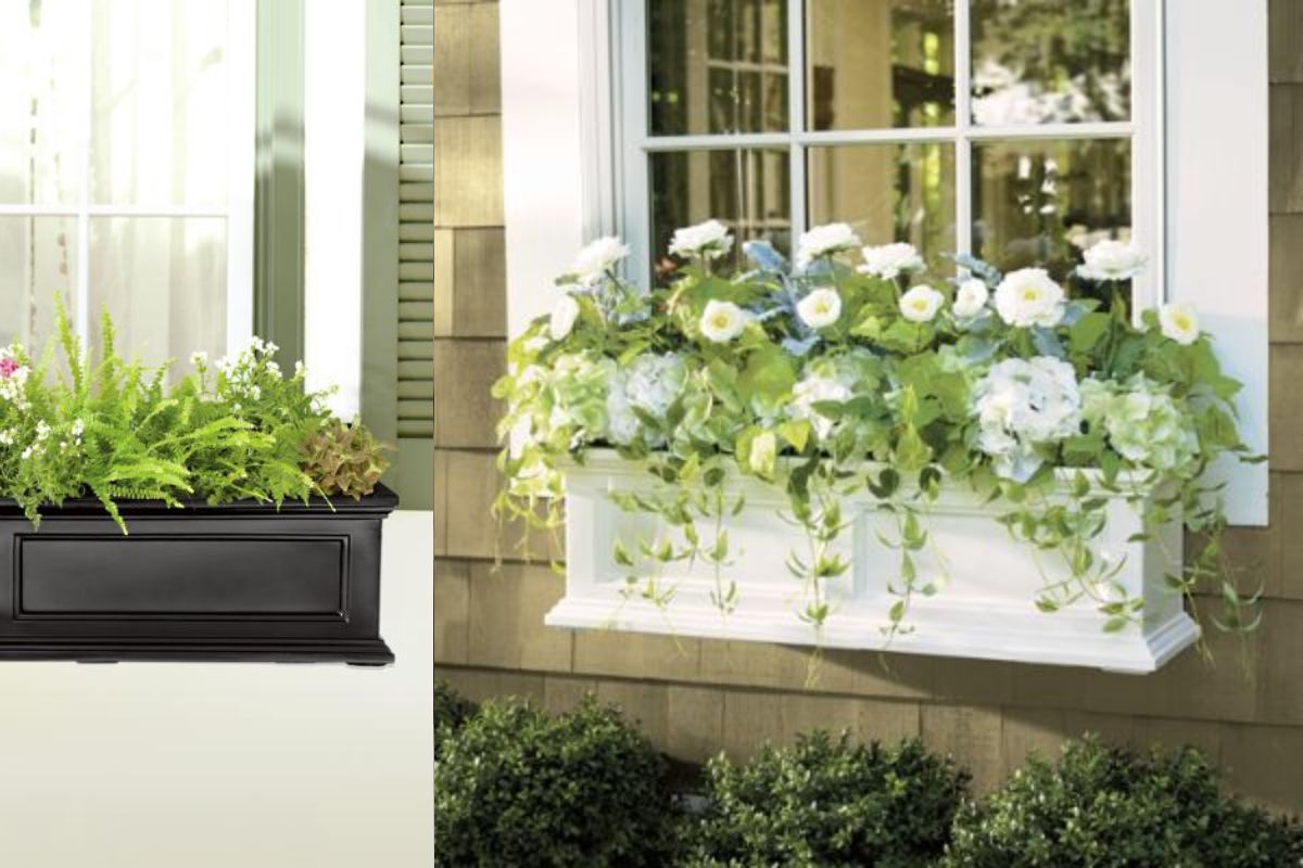 GrandinRoad Devon Self-Watering Planter: Elegance Meets Effortless Gardening