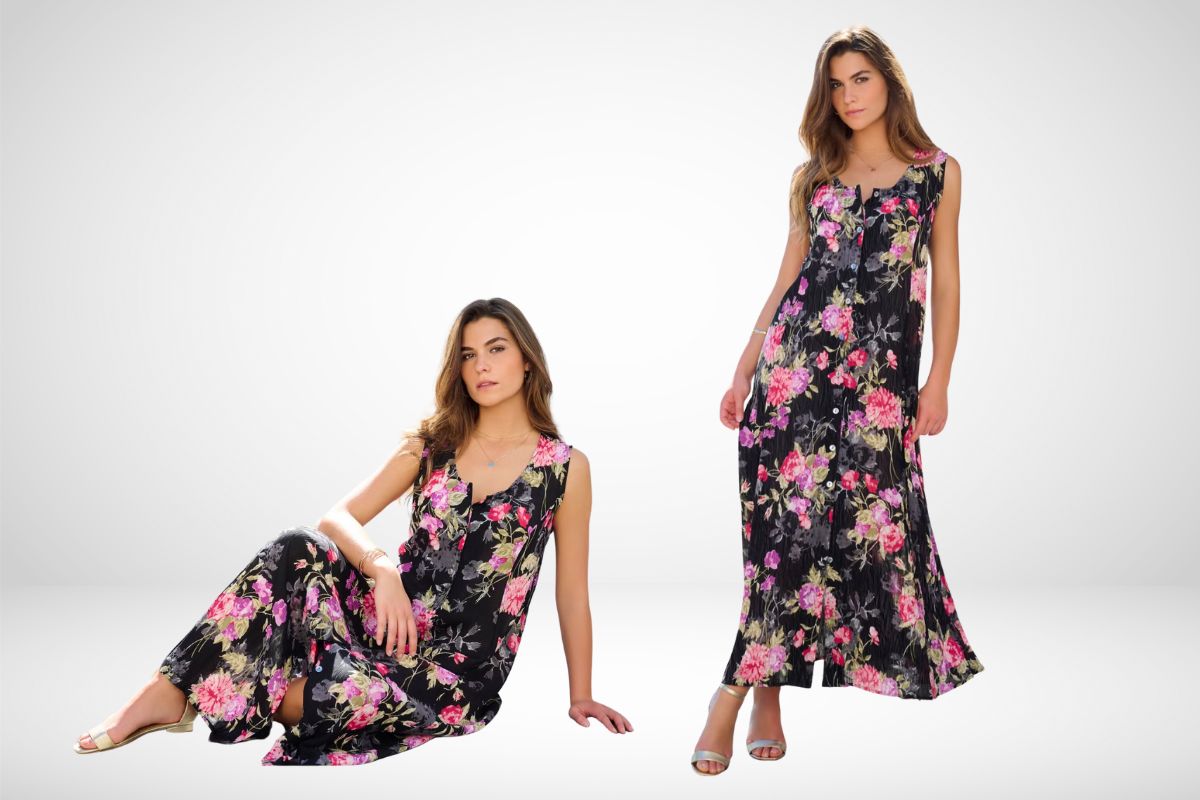 Roaman’s Button-Front Crinkle Dress: The Ultimate 2025 Style & Fit Companion