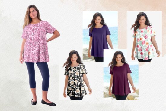Comfort Meets Style: Roaman’s Swing Tee Review for Plus-Size Wardrobes