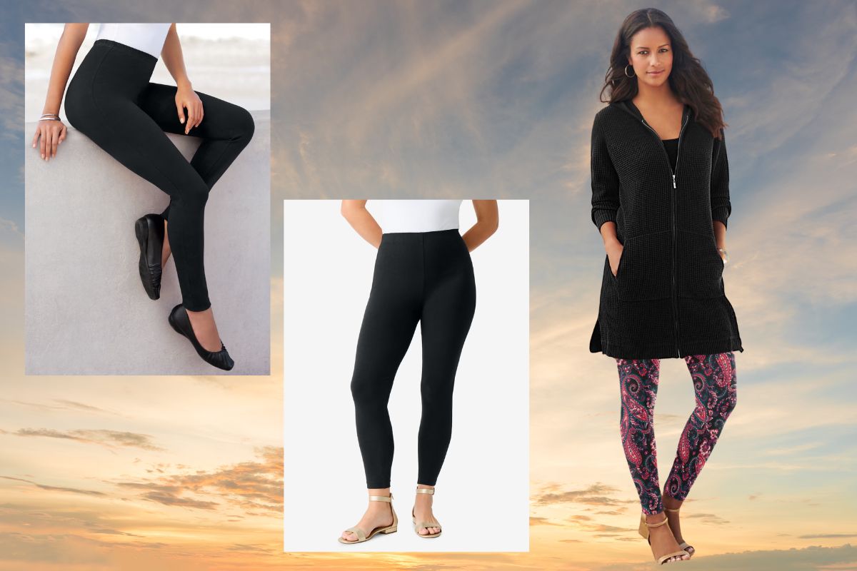 Roaman's Ankle-Length Essential Stretch Legging: Plus-Size Comfort Guide