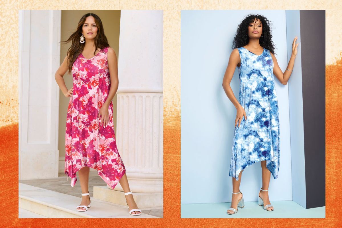 Roaman's Sleeveless Swing Dress: The Plus-Size Essential