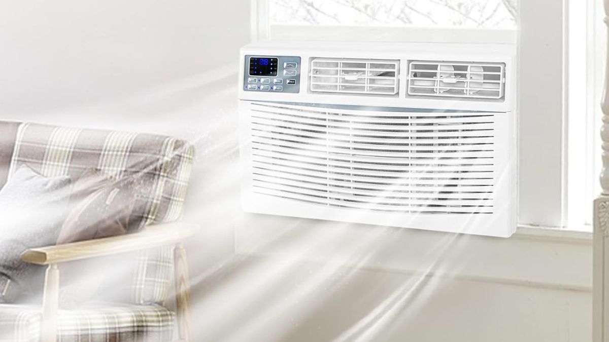 8,000 BTU WiFi Window Air Conditioner, Smart Window AC Unit with Remote.