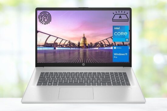 HP Essential Business Laptop, 17.3" FHD Display.