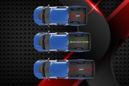 TOMOKA Hard Tri-Fold Truck Bed Tonneau Cover