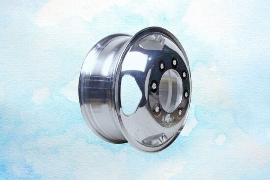 Factory Wheel Replacement New 17" 17x6.5" Front Forged Polished Alloy Wheel Rim for Chevrolet Silverado GMC Sierra 3500 Dually.