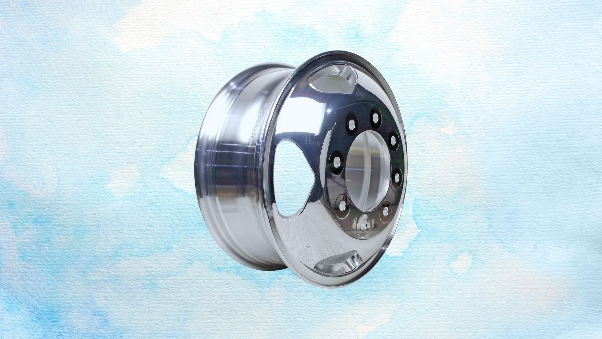 Factory Wheel Replacement New 17" 17x6.5" Front Forged Polished Alloy Wheel Rim for Chevrolet Silverado GMC Sierra 3500 Dually.