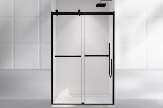 Comfystyle 44-48 in.W x74 in.H Semi-Frameless Sliding Shower Door