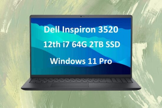 Dell Inspiron 3000 3520 15.6" FHD 120Hz (Intel 10-Core i7-1255U, 64GB RAM, 2TB PCIe SSD)
