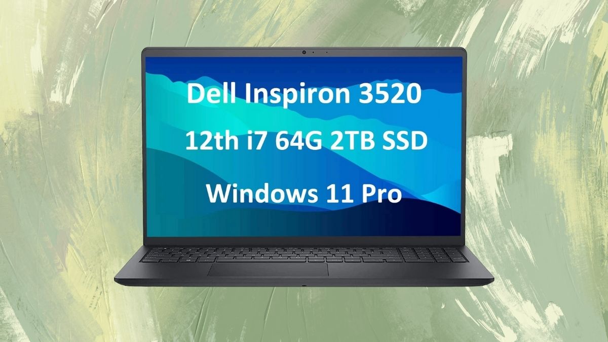 Dell Inspiron 3000 3520 15.6" FHD 120Hz (Intel 10-Core i7-1255U, 64GB RAM, 2TB PCIe SSD)