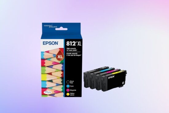 Epson 812 DURABrite Ultra Ink High Capacity Black & Color Cartridge Combo Pack.