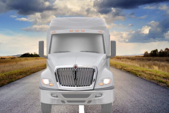 KOZAK Chrome Grille Compatible with International LT625 Trucks