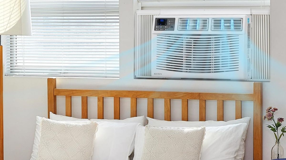 ROVSUN 8000 BTU Air Conditioner Window Unit with Heat