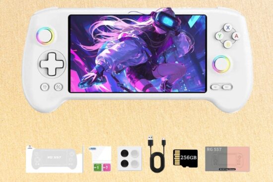 ROUASD RG557 Retro Handheld Video Game Console