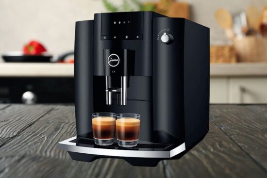 Jura E4 Piano Black Automatic Coffee Machine
