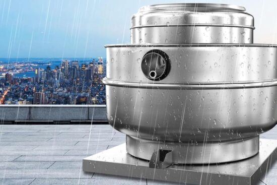 FICBXRA Direct Drive Centrifugal Upblast Exhaust Fan