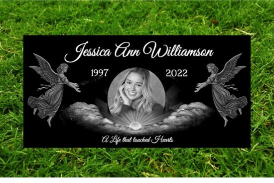 $249 Laser Engraved LegacyHeadstone for Graves