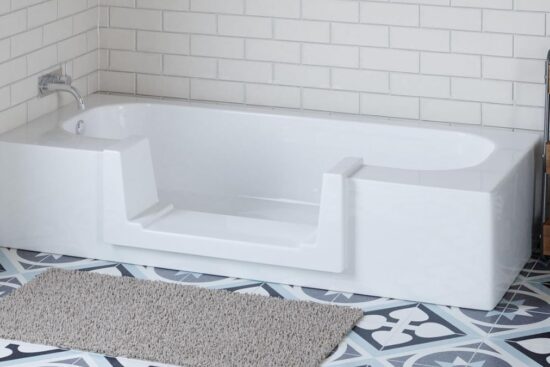 Quick Tub Walk-Thru Insert Accessibility Kit - Bath to Shower Conversion