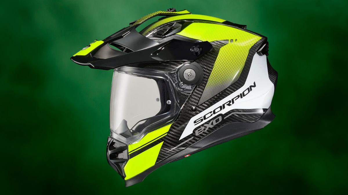 ScorpionEXO XT9000 Full Face Carbon Fiber Adventure Motorcycle Helmet