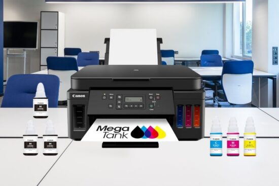 Canon PIXMA G6020 All-in-One Supertank Wireless (Megatank) Printer, Copier and Scan with Mobile Printing.