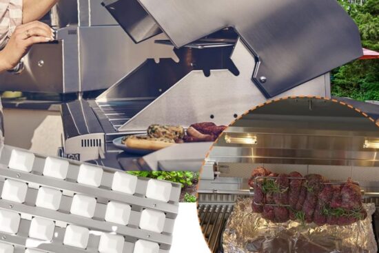 Beurbcikue S23218-32Y Briquette Tray for Delta Heat 32 Inch Grill Replacement Parts for Delta Heat