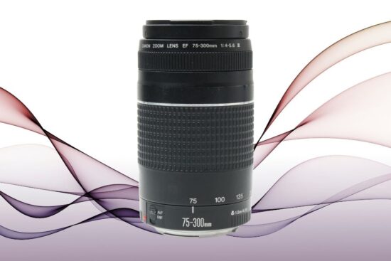 Canon EF 75-300mm f/4-5.6 III Telephoto Zoom Lens Black