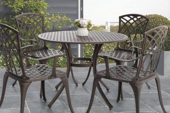 NUU GARDEN 5 Piece Outdoor Patio Dining Set