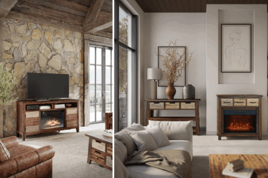 Jofran Painted Canyon Sofa Table