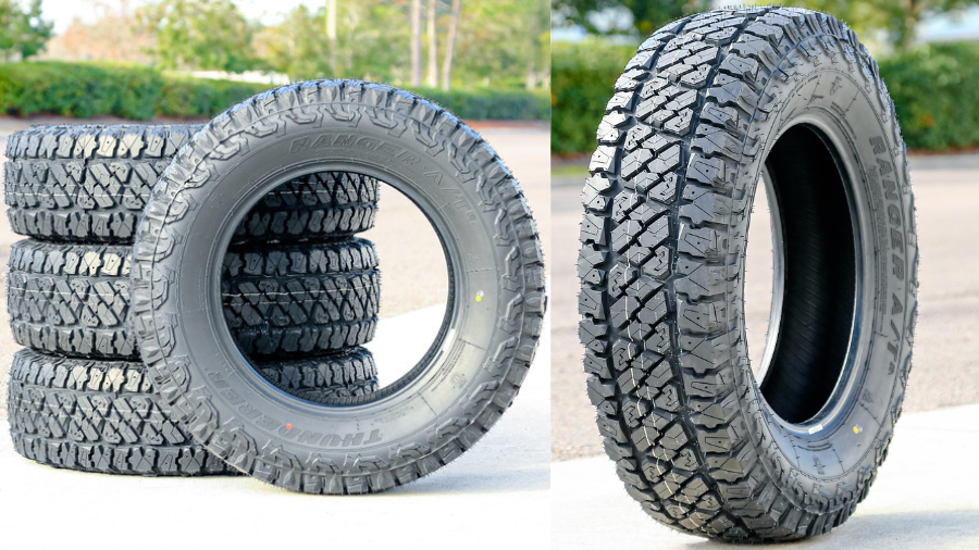 4 New Thunderer Ranger A/TR LT 235/85R16 Tires – All Terrain, Load Range E, 10 Ply