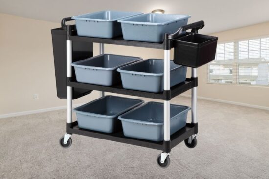 Storage Cart 3 Tier Heavy Duty Commercial Grade Utility Cart