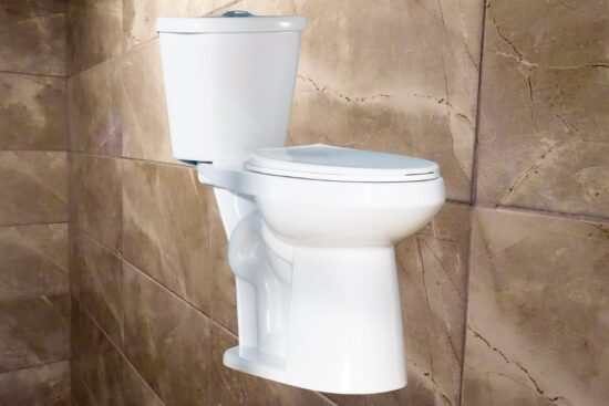 HOMLYLINK 21 Inch Tall Toilet for Seniors.