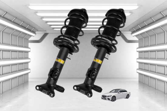Pair Front Shock Struts Assembly Fit for 2012-2015 Mercedes-Benz .