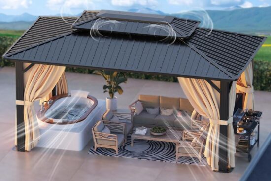 Host in Style: The HOTEEL Hardtop Gazebo Is Your New Outdoor Entertainment Hub