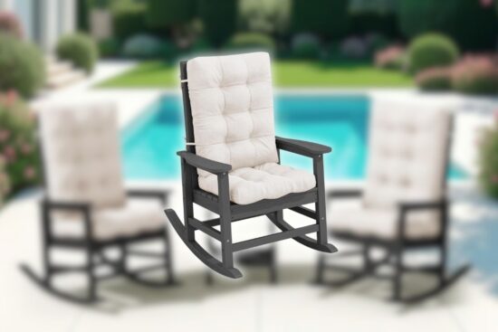 The SERWALL Oversized Outdoor Rocking Chair: Built for Comfort, Made to Last