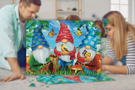 Gnome Sweet Gnome Spring 1,000-Piece Puzzle: A Delightful Springtime Challenge