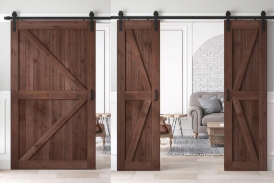 Transform Your Space: ROYMELO Barn Door Kit Blends Style, Function & Easy Install