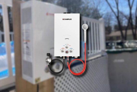 Best Portable Propane Water Heater? CAMPLUX 2.64 GPM Delivers Hot Water Anywhere You Go