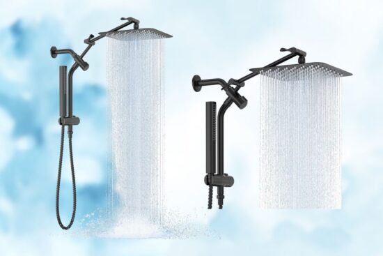 Upgrade Your Bathroom with the Veken 10” Rainfall Shower Head Combo