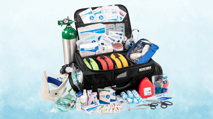 Scherber Fully-Stocked First Responder Professional Advanced EMT/EMS Trauma Kit