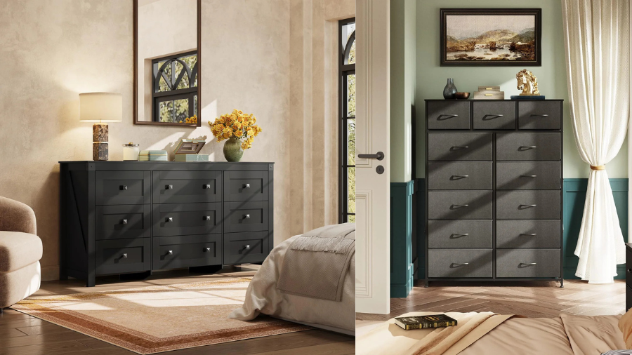 WLIVE Farmhouse Dresser for Bedroom