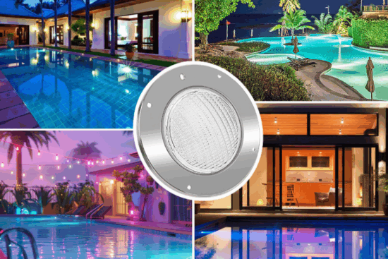 Lamroro 10 Inch Pool Lights for Inground Pool