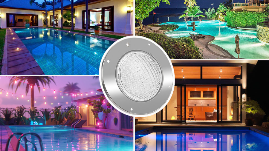 Lamroro 10 Inch Pool Lights for Inground Pool