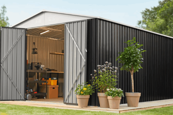 Polar Aurora 10x14 FT Outdoor Storage Shed